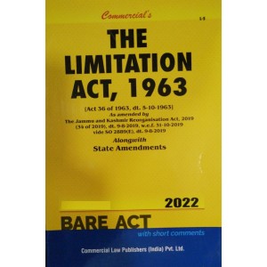 Commercial's Limitation Act, 1963 Bare Act 2022